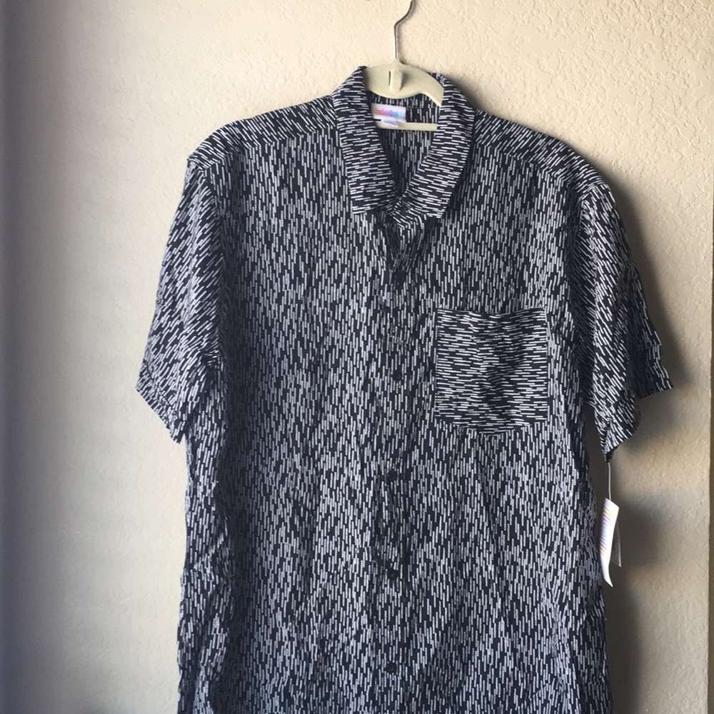 Men’s button up polo shirt